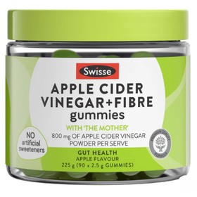 Apple Cider Vinegar + Fibre Gummies by Swisse - 90 gummies