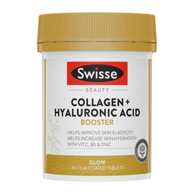Beauty Collagen + Hyaluronic Acid Booster by Swisse - 80 tablets