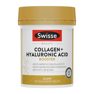 Beauty Collagen + Hyaluronic Acid Booster by Swisse - 80 tablets