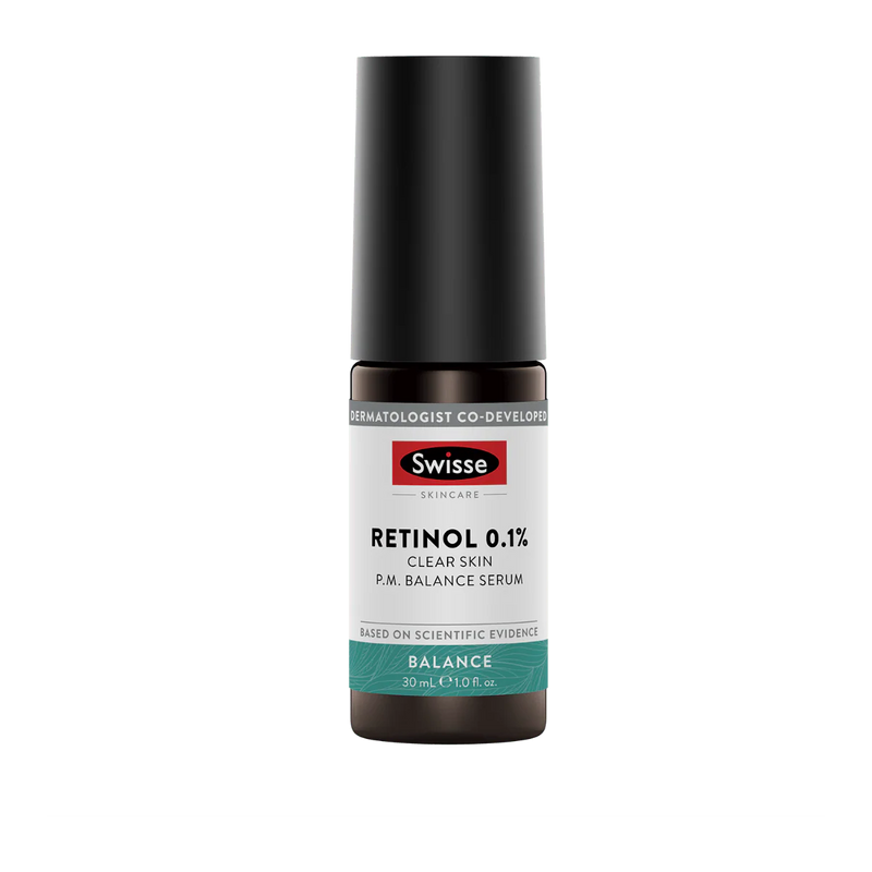 Skincare Retinol 0.1% Clear Skin P.M. Balance Serum by Swisse - 30ml
