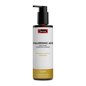 Skincare Hyaluronic Acid Daily Glow Hydrating Cleanser by Swisse - 200ml