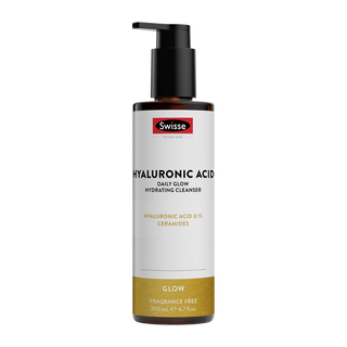 Skincare Hyaluronic Acid Daily Glow Hydrating Cleanser by Swisse - 200ml