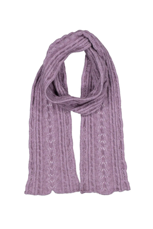 Possum Merino Cable Scarf - McDonald New Zealand