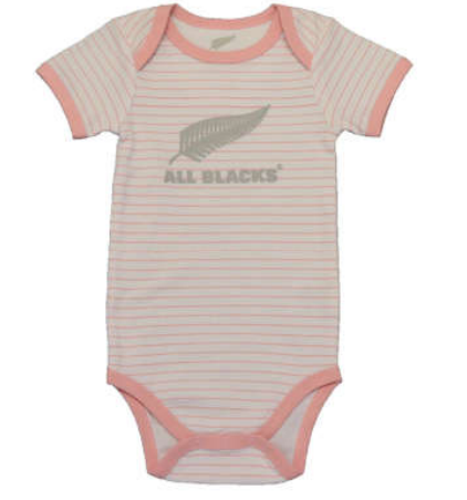 All Blacks Bodysuit - Pink Stripe