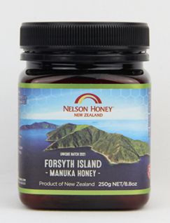 Forsyth Island Manuka Honey MG100+  Multifloral 250g -  Nelson Honey