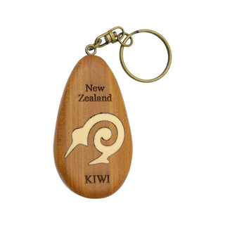 Wooden Keychain Rings - NZ Souvenirs - Aeon Giftware