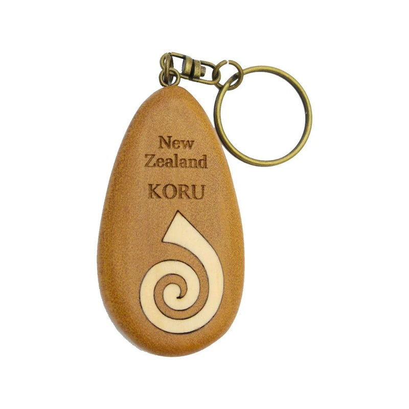 Wooden Keychain Rings - NZ Souvenirs - Aeon Giftware