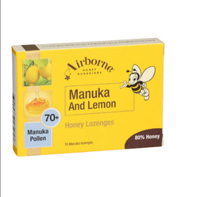 Manuka & Lemon Honey Lozenges - Airborne Honey - 16s
