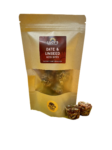 Mini Seed Bites-Date-Chocolate 84g - Lucy's Seeds N Things