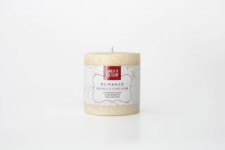 Aromatherapy Pillar Candle - Romance - Candles Of New Zealand