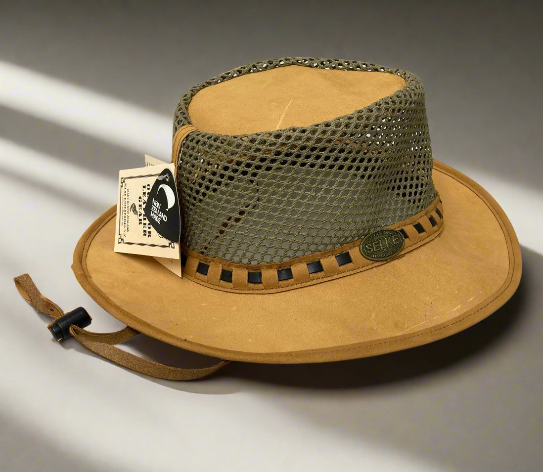 Suede Mesh Hat Selke Enterprises