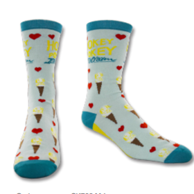 Hokey Pokey Crew Socks M-L - The Derek Corp Ltd