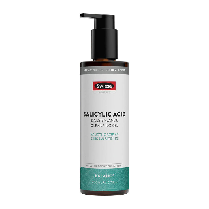 Skincare Salicylic Acid Daily Balance Cleansing Gel by Swisse - 200ml