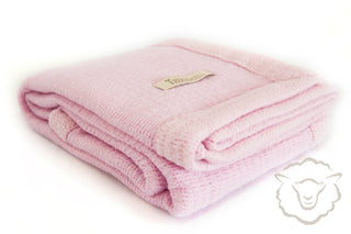 Thermacell Wool Baby Blanklet - Bassinet - Woven Edge - NZ Wool Blankets