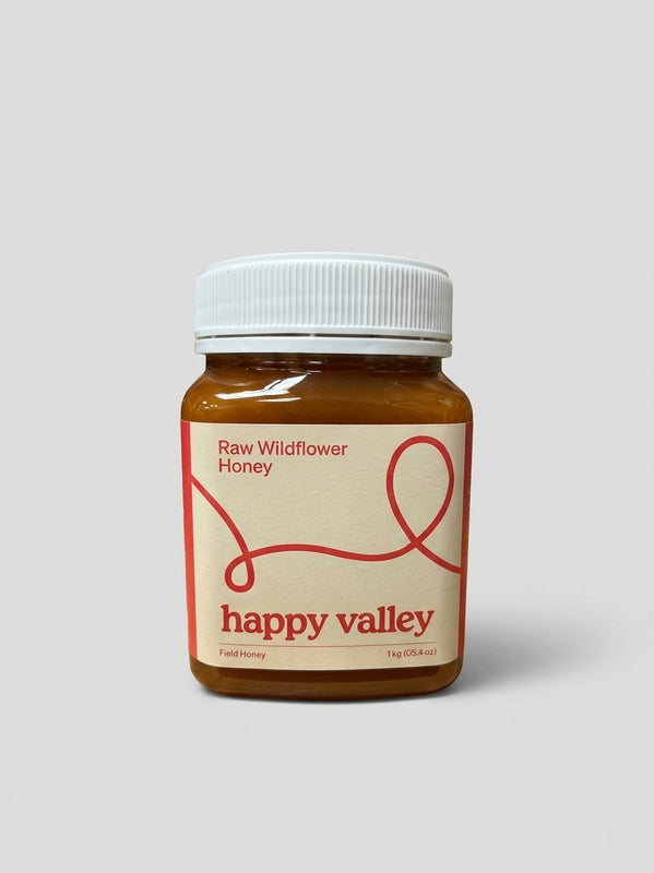 Wildflower Creamed Honey - Happy Valley - 1kg