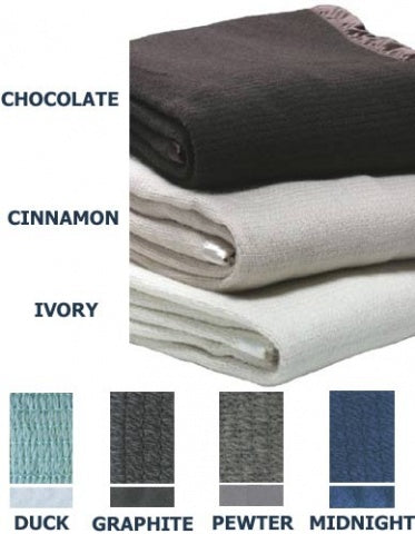 Thermacell Wool Baby Premium Cot Blanket With Satin Trim - NZ Wool Blankets