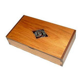 Wooden Keepsake Box - Hinged Trinket Box With Paua Design - Aeon Giftware