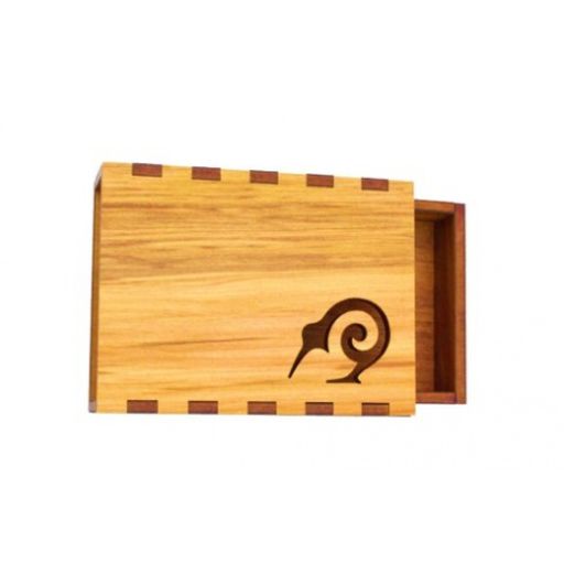 Wooden Business Card Box - Kiwi Design - Aeon Giftware