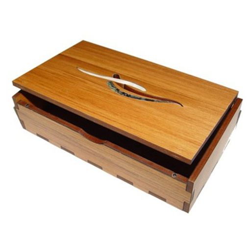 Wooden Trinket Box - Waves Design - Aeon Giftware