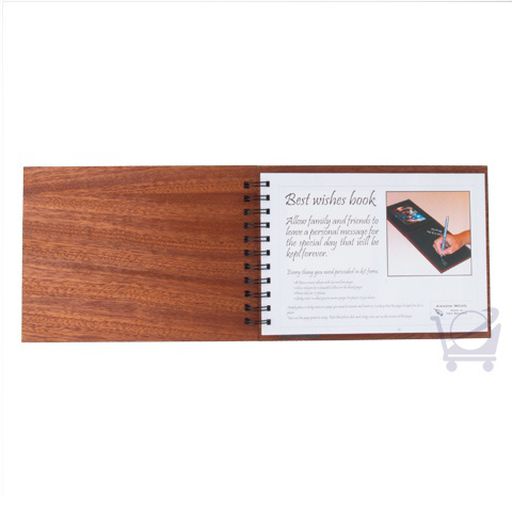 Memory Book & Pen Set With Paua NZ Map - Amazin Wood