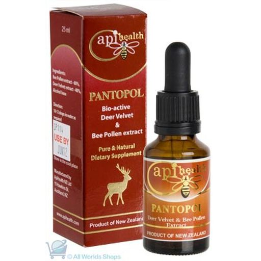 Pantopol - Deer Velvet & Bee Pollen Bio-Active Extract - Api Health - 25ml