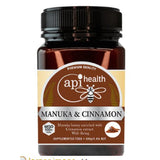 Manuka Honey MGO100+ & Cinnamon Extract (8:1) - Api Health - 500g