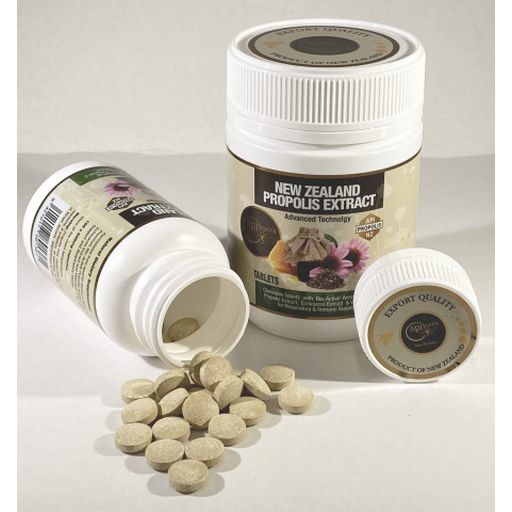 NZ Propolis Extract, Echinacea Extract & Vit C - Api Health - 100 x 500mg Chewable Tablets