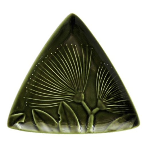 Ceramic Tri Plate Pohutukawa - Bob Steiner