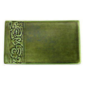 Square Plate With Maori Design - Small - Bob Steiner