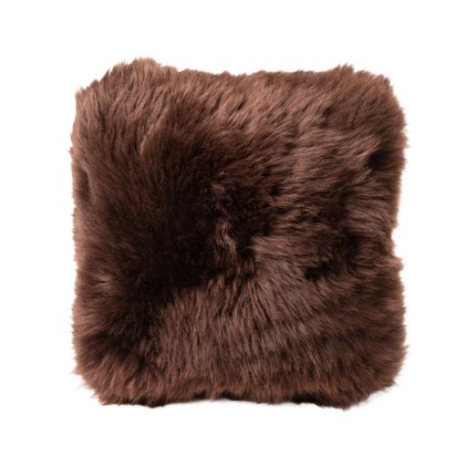 Double Sided Sheepskin Cushion Cover - Bowron - 35cm
