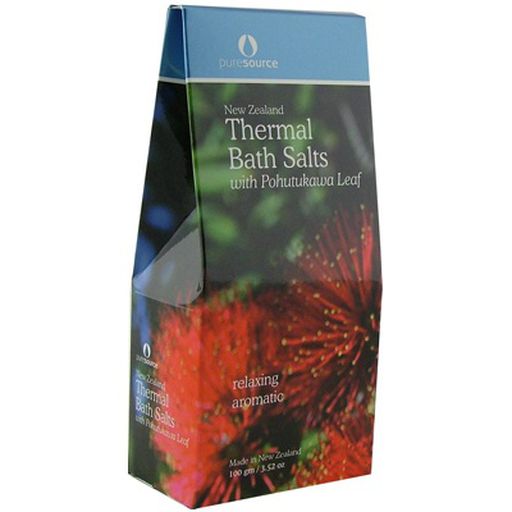 Thermal Bath Salts With Pohutukawa Leaf - Pure Source - 100g