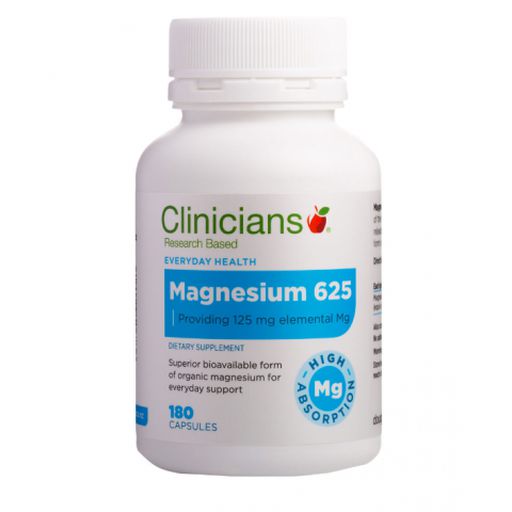 Magnesium 625 125mg - Clinicians - 180caps