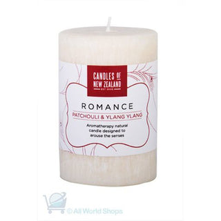 Aromatherapy Pillar Candle - Romance - Candles Of New Zealand