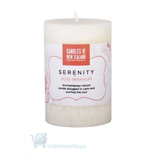 Aromatherapy Pillar Candle - Serenity - Candles Of New Zealand