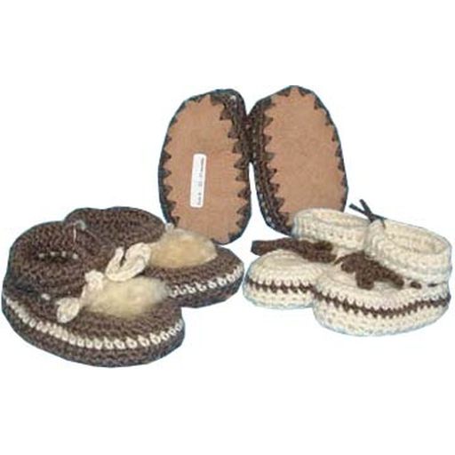 Baby Crochet Bootee - Classic Sheepskin
