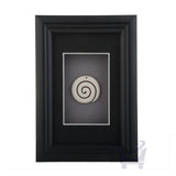 Framed Bone Carving Koru - Dale Borland