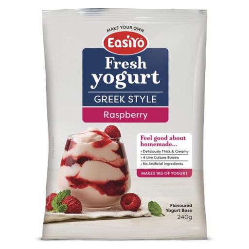 Greek Style Raspberry Yogurt - Easiyo - 240g