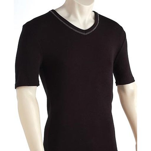 Merino Wool Base Layer - Men Short Sleeve V Neck - Essence Lingerie Limited