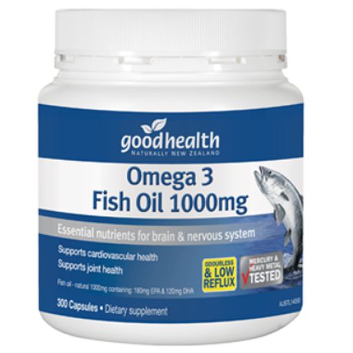 Omega 3 Fish Oil 1000mg - Good Health - 300caps