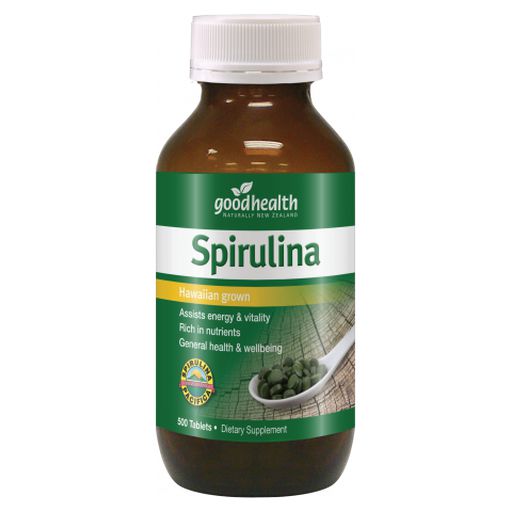 Spirulina Hawaiian Grown - Good Health - 500tabs
