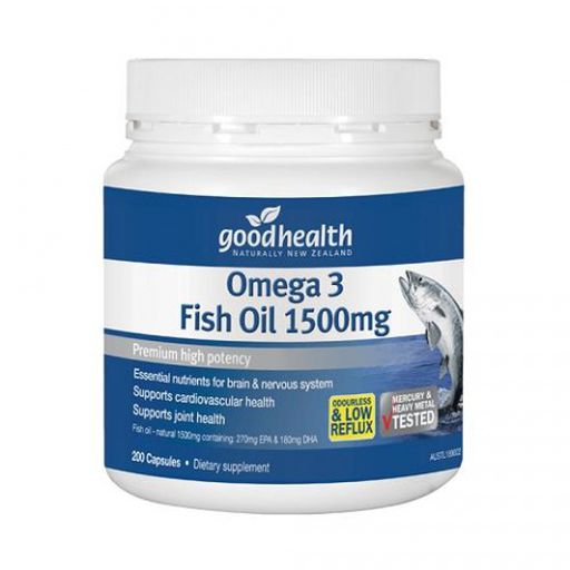 Omega 3 Fish Oil 1500mg - Good Health- 200caps
