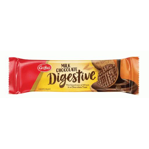 Digestive Milk Chocolate Biscuits - Griffin's - 200g