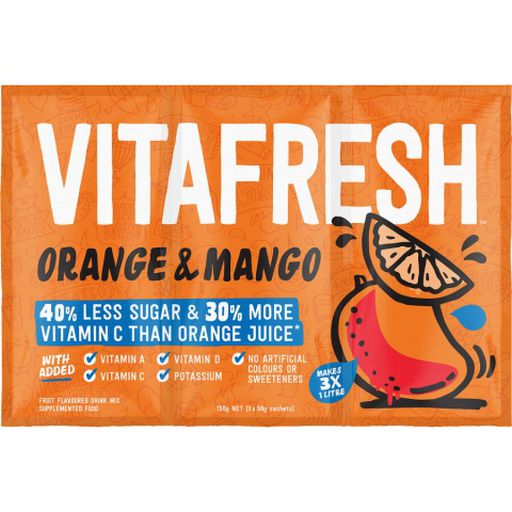 Orange Mango Drink Sachet - Vitafresh - 150g (3 packets)