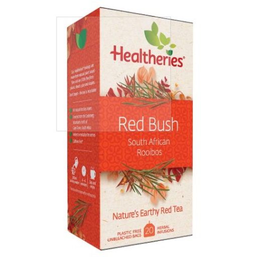Red Bush South African Rooibos Tea - Healtheries - 20 Teabags