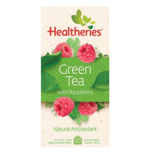 Green Tea With Raspberry - Healtheries - 20 Teabags