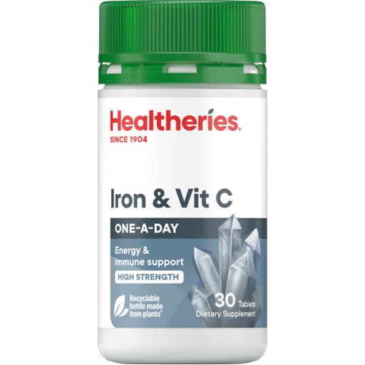 Iron & Vit C - Healtheries - 30tabs