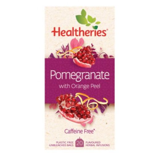 Pomegranate With Orange Peel Tea - Healtheries - 20 Teabags