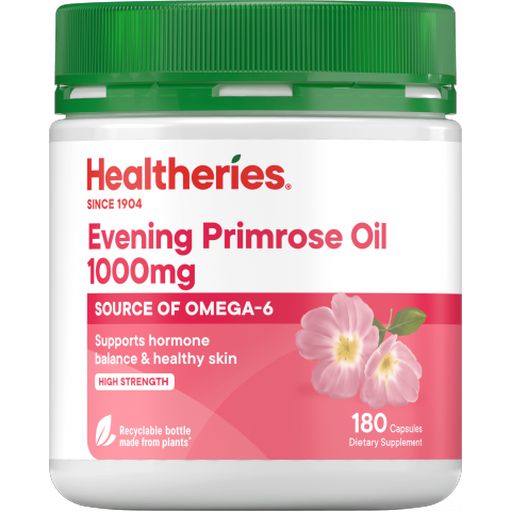 Evening Primrose Oil 1000mg - Healtheries - 180caps