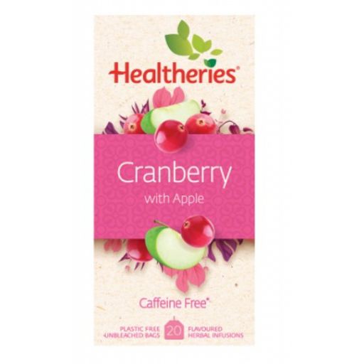 Cranberry With Apple Tea - Healtheries - 20 Teabags