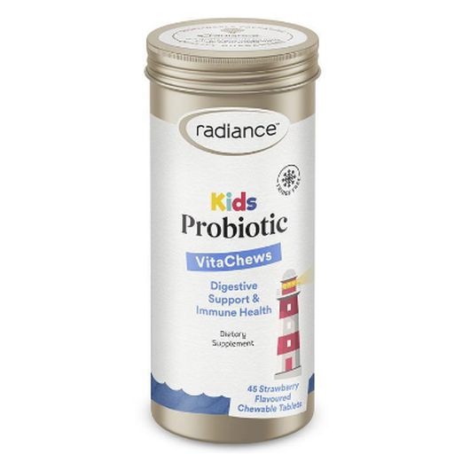 Kids Probiotic Vita-Chews Strawberry Flavoured - Radiance - 45tabs